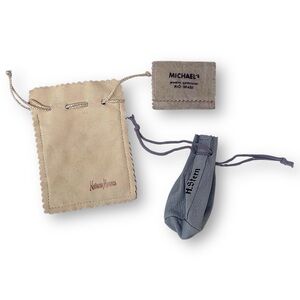Neiman Marcus & H.Stern Jewelry Pouches - Beige and Gray